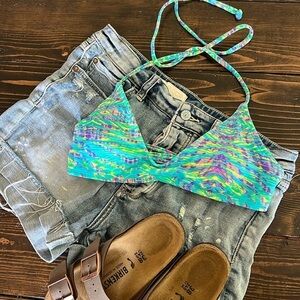 Neon bikini top